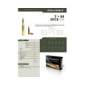 Munitions Sellier & Bellot Calibre 7X64 173 Grs SPCE - Boite de 20