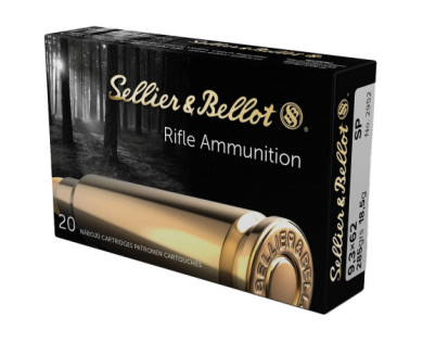 Munitions Sellier & Bellot Calibre 9.3X62 285 Grs SP -...