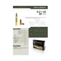 Munitions Sellier & Bellot Calibre 9.3X62 285 Grs SP - Boite de 20