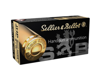 Munitions Sellier & Bellot Calibre 9X19 115 Grs JHP -...