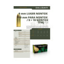 Munitions Sellier & Bellot Calibre 9X19 115 Grs TFMJ NONTOX - Boite de 50