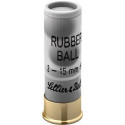 Munitions Sellier & Bellot Calibre 12/67 2 BALLES RONDE Caoutchouc - Boite de 25