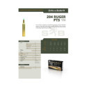 Munitions Sellier & Bellot Calibre 204 RUGER 32 Grs PTS - Boite de 20