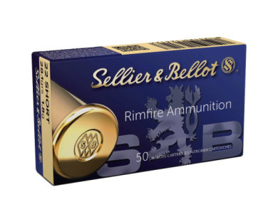 Munitions Sellier & Bellot Calibre 22 COURT 28 Grs LRN-PB...