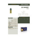Munitions Sellier & Bellot Calibre 22 COURT 28 Grs LRN-PB - Boite de 50