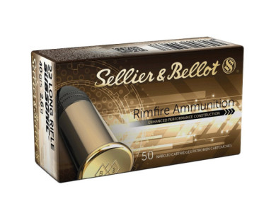Munitions Sellier & Bellot Calibre 22 LR 40 Grs SUBSONIC...