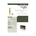 Munitions Sellier & Bellot Calibre 222 REMINGTON 50 Grs SP - Boite de 20