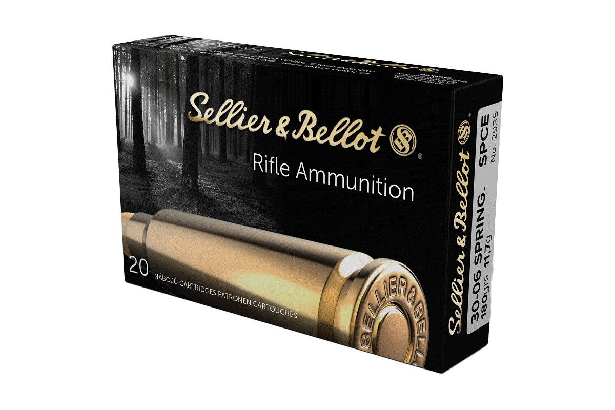 Munitions Sellier & Bellot Calibre 30-06 SPRINGFIELD 180 Grs SPCE - Boite de 20 Munitions Sellier & Bellot Calibre 30-06 SPRINGFIELD 180 Grs SPCE - Boite de 20