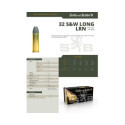Munitions Sellier & Bellot Calibre 32 S & W 100 Grs LFN - Boite de 50
