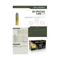 Munitions Sellier & Bellot Calibre 38 SPECIAL 158 Grs LRN - Boite de 50