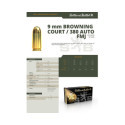 Munitions Sellier & Bellot Calibre 380 AUTO 92 Grs FMJ - Boite de 50