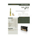 Munitions Sellier & Bellot Calibre 5.6X52R 70 Grs SP - Boite de 20