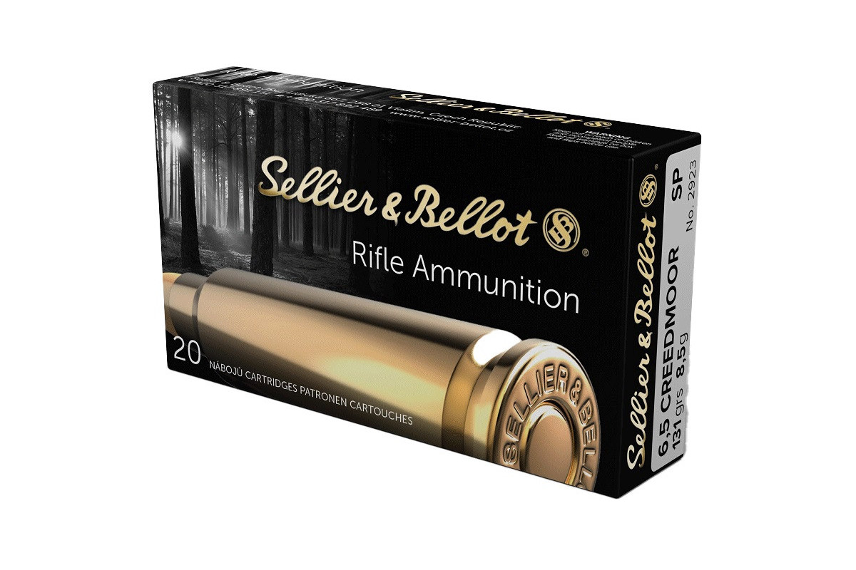 Munitions Sellier & Bellot Calibre 6.5 CREEDMOOR 131 Grs SP - Boite de 20 Munitions Sellier & Bellot Calibre 6.5 CREEDMOOR 131 Grs SP - Boite de 20