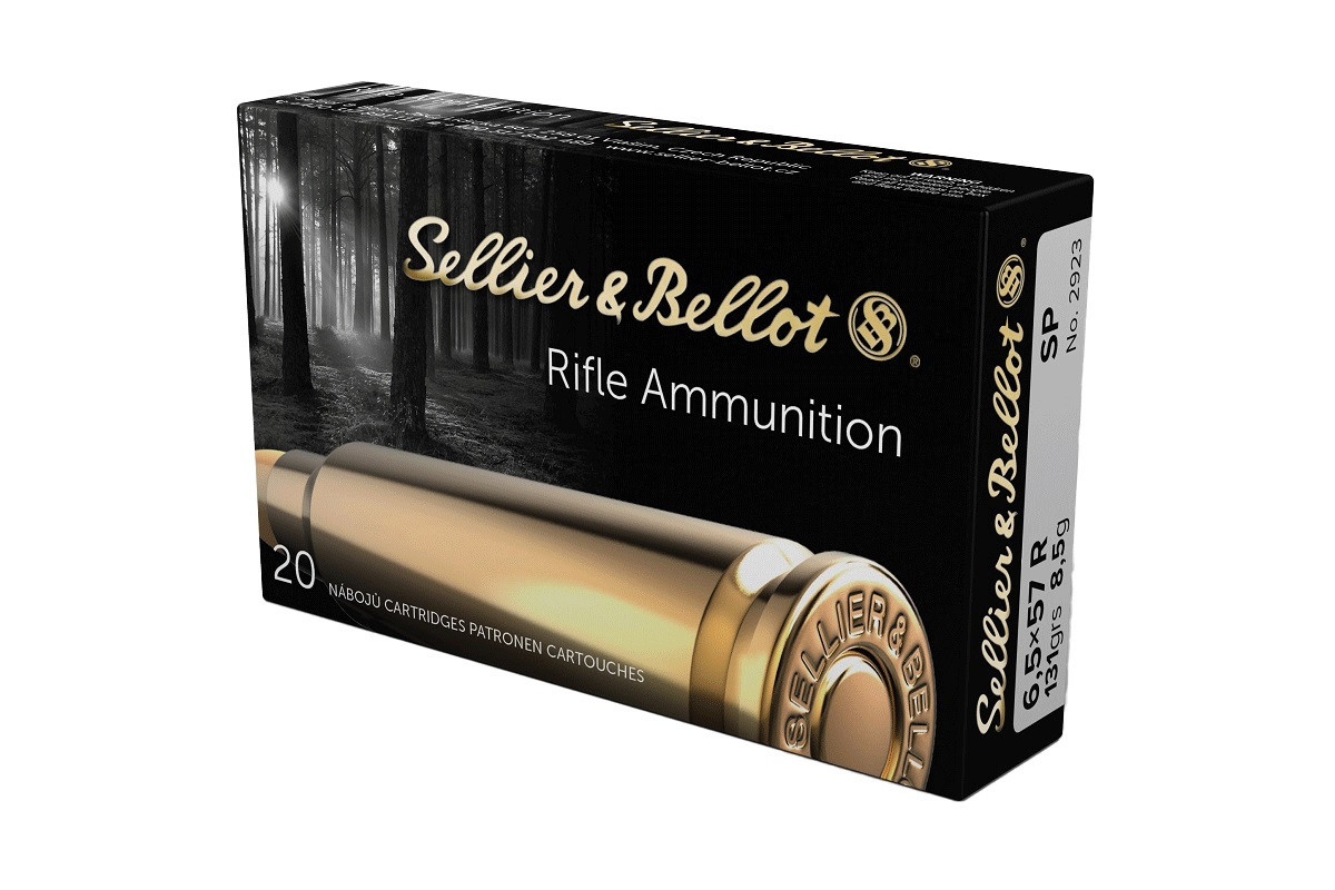 Munitions Sellier & Bellot Calibre 6.5X57R 131 Grs SP - Boite de 20 Munitions Sellier & Bellot Calibre 6.5X57R 131 Grs SP - Boite de 20