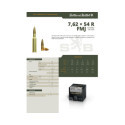 Munitions Sellier & Bellot Calibre 7.62X54R 180 Grs FMJ - Boite de 50