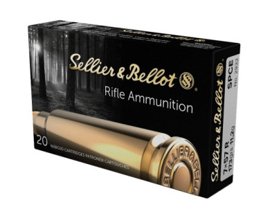Munitions Sellier & Bellot Calibre 7X57R 173 Grs SPCE -...