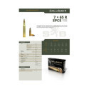 Munitions Sellier & Bellot Calibre 7X65R 173 Grs SPCE - Boite de 20