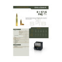 Munitions Sellier & Bellot Calibre 8X57 JS 196 Grs FMJ - Boite de 50