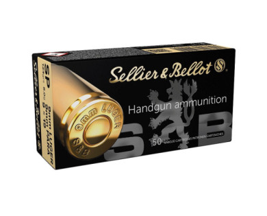 Munitions Sellier & Bellot Calibre 9X19 124 Grs SP -...