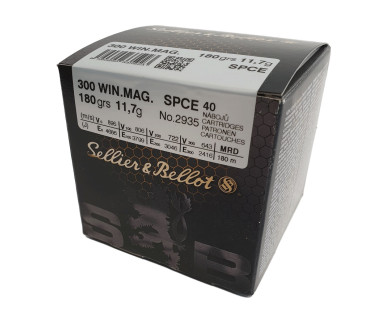 Munitions Sellier & Bellot Calibre 300 Winchester Magnum...