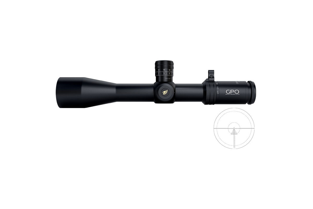 Lunette GPO Spectra 6x 4,5-27x50i réticule PLRi FFP (Mrad) Lunette GPO Spectra 6x 4,5-27x50i réticule PLRi FFP (Mrad)