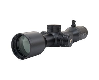 Lunette GPO Spectra 8X 1,6-13x44 réticule fibre optique G4 IL SFP (Mrad)