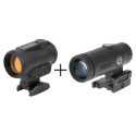 Pack HOLOSUN viseur ARO EVO et magnifier HM3X réticule SPR rouge