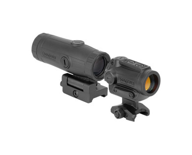 Pack HOLOSUN ARO et magnifier HM3X réticule rouge 2 MOA