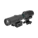 Pack HOLOSUN ARO et magnifier HM3X réticule rouge 2 MOA
