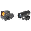 Pack HOLOSUN viseur Reflex 510C et magnifier HM3X réticule rouge