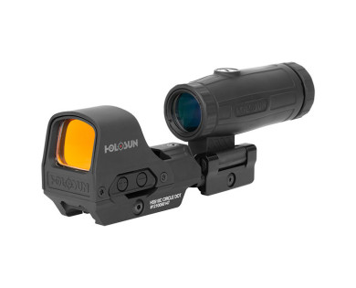 Pack HOLOSUN viseur Reflex 510C et magnifier HM3X réticule rouge