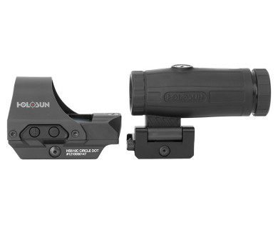 Pack HOLOSUN viseur Reflex 510C et magnifier HM3X réticule rouge
