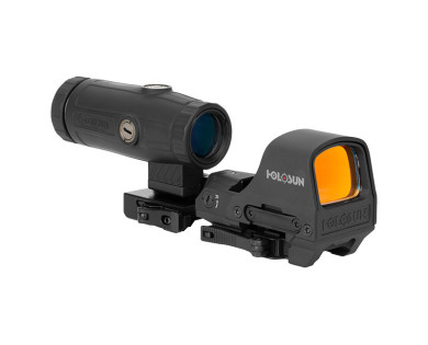 Pack HOLOSUN viseur Reflex 510C et magnifier HM3X réticule rouge
