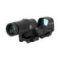 Pack HOLOSUN viseur Reflex 510C et magnifier HM3X réticule rouge