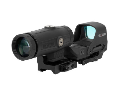 Pack HOLOSUN viseur Reflex 510C et magnifier HM3X réticule rouge
