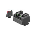 Hausse et guidon LPA réhaussés pour GLOCK 17 à 48 optic ready