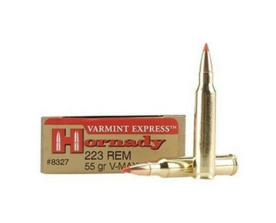 Munitions HORNADY Calibre 223 REMINGTON 55 GRS V-MAX -...