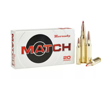 Munitions HORNADY Calibre 223 REMINGTON 75 GRS BTHP MATCH...
