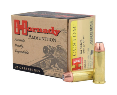 Munitions HORNADY Calibre 44 REMINGTON MAGNUM 200 GRS XTP...