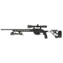 Carabine Tikka T3X ACE Target Noir Fileté M5/8x24 + Lunette 5-25x50 Aire Force Optics et Bipied...