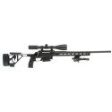 Carabine Tikka T3X ACE Target Noir Fileté M5/8x24  + Lunette 6-24x50 Aire Force Optics et Bipied WTC