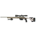 Carabine Tikka T3X ACE Target Cerakote Tungsten Fileté M5/8x24 + Lunette 6-24x50 Aire Force...