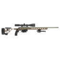 Carabine Tikka T3X ACE Target Cerakote Tungsten Fileté M5/8x24 + Lunette 6-24x50 Aire Force...
