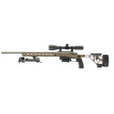 Carabine Tikka T3X ACE Target Cerakote Tungsten Fileté M5/8x24 + Lunette 5-25x50 Aire Force...