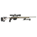 Carabine Tikka T3X ACE Target Cerakote Tungsten Fileté M5/8x24 + Lunette 5-25x50 Aire Force...