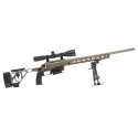 Carabine Tikka T3X ACE Target Cerakote Tungsten Fileté M5/8x24 + Lunette 5-25x50 Aire Force...