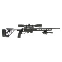 Carabine Tikka T1X ACE Target Noir Fileté M1/2x28 + Lunette 6-24x50 Air Force Optics et Bipied WTC