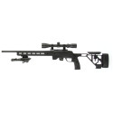 Carabine Tikka T1X ACE Target Noir Fileté M1/2x28 + Lunette 3-9x40 Air Force Optics et Bipied WTC