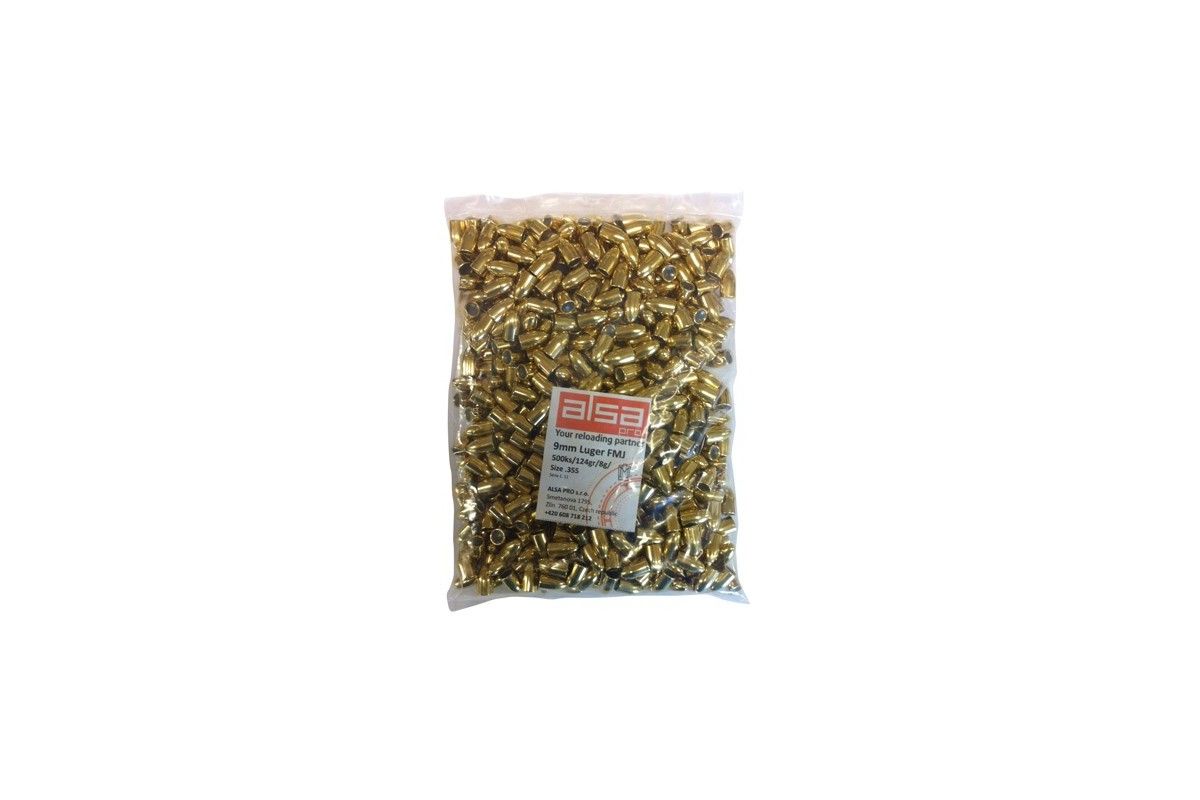 Ogives 9mm 124 grains FMJ ALSA PRO Ogives 9mm 124 grains FMJ ALSA PRO