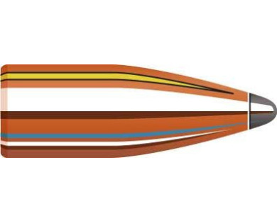 Boite de 100 ogives HORNADY Calibre 22 Diam.224 50 Grs SP SX